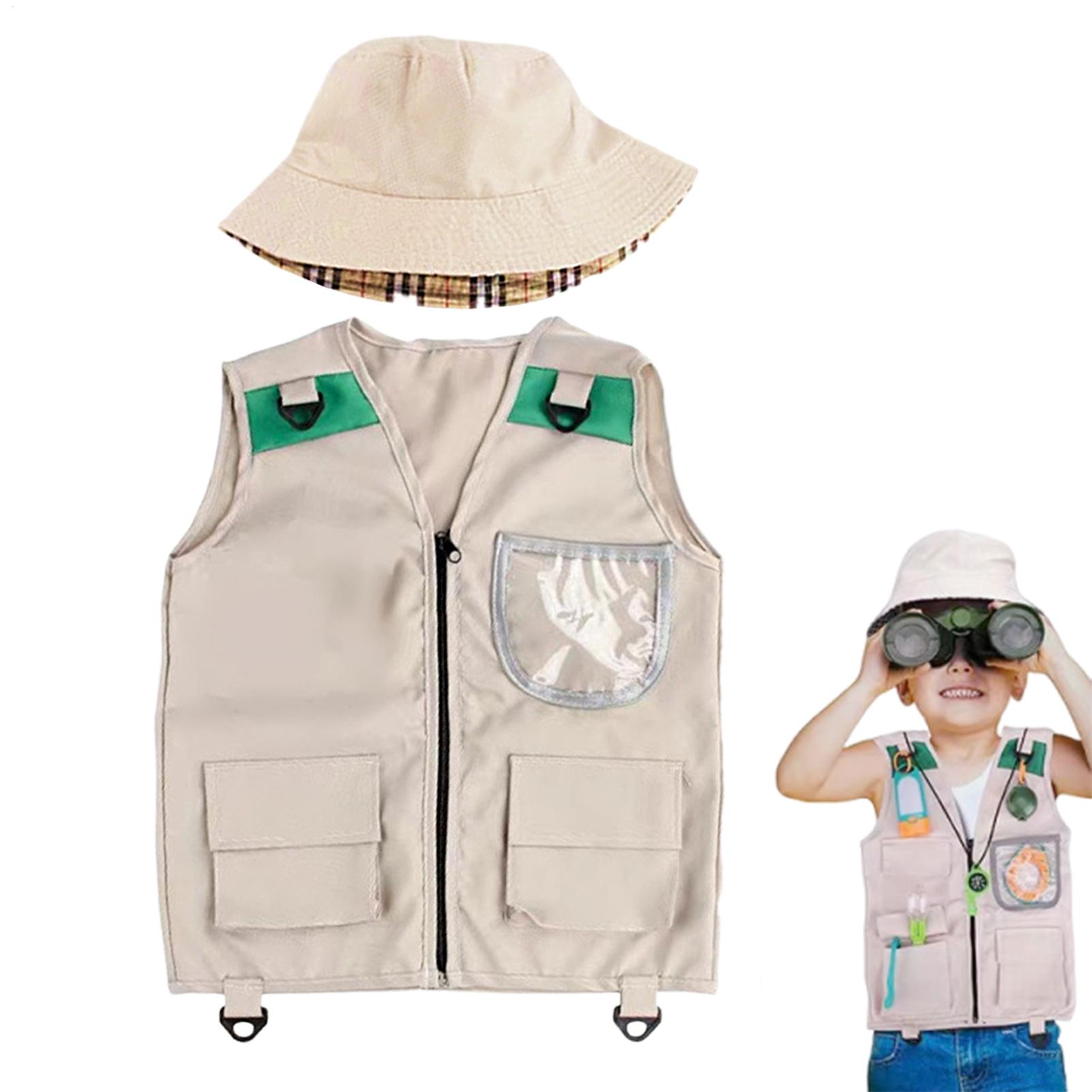Outdoor Adventure Day - Safari Kids Outdoor Explorer Kit,Cargo Vest