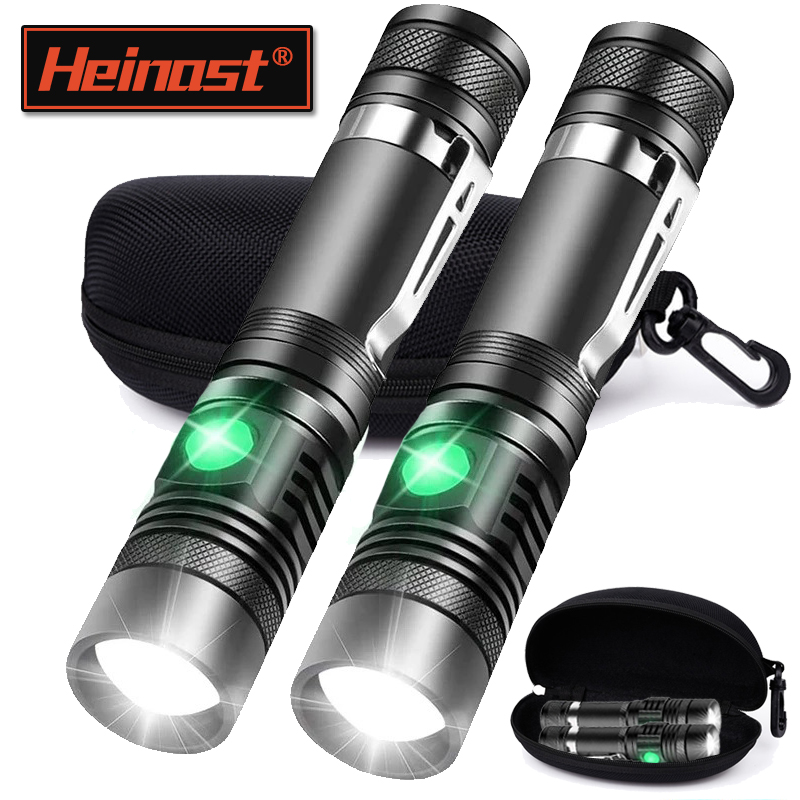 Outdoor Adventure Travel - Rechargeable T6 Handheld Flashlight Use 18650