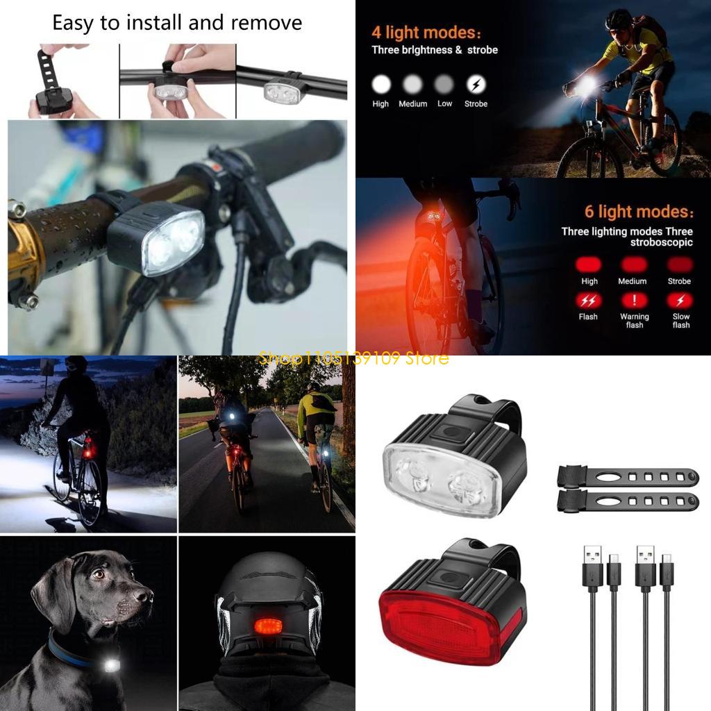 Outdoor Adventure Day - LED Bike Front and Rear Lights