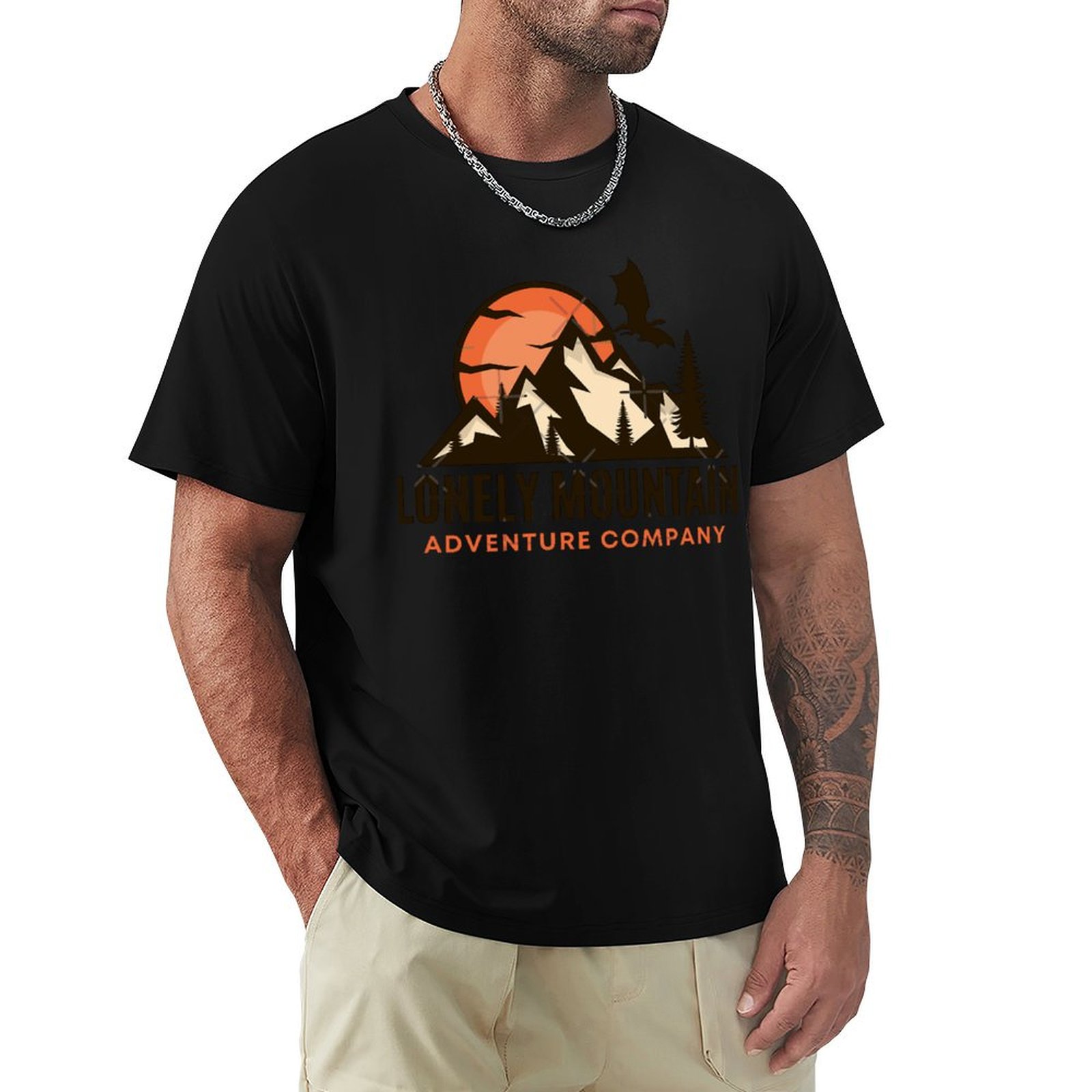 Outdoor Adventure Company - Lonely Mountain Adventure Company Fantasy T-Shirt