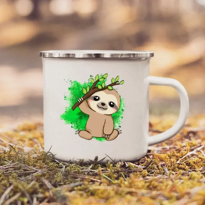 Outdoor Adventure Festival - Coffee Mugs Take It Sloth Enamel