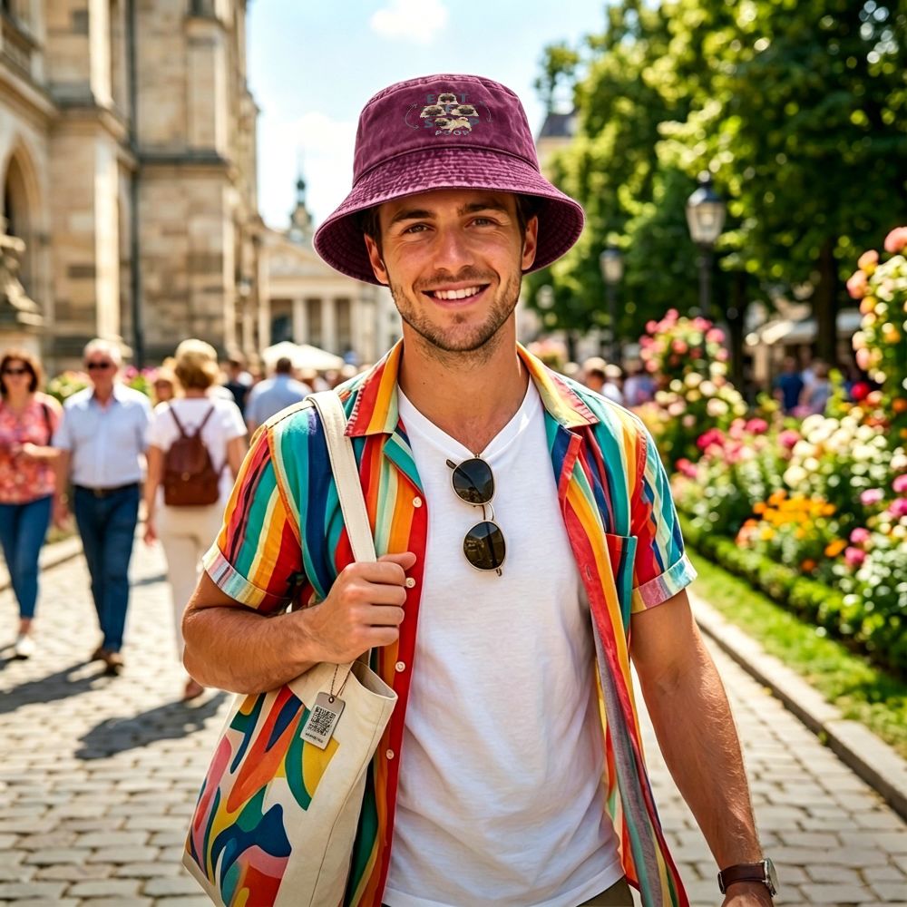 1pc Vintage Washed Bucket Hat  - Outdoor Adventure Festival recension och pris