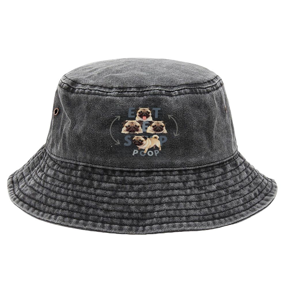 1pc Vintage Washed Bucket Hat  - Outdoor Adventure Festival recension och pris