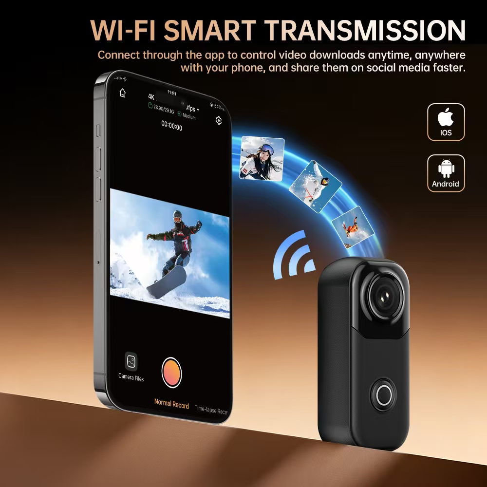 Mini 4K Action Camera Hands-Fr - Outdoor Adventure Video recension och pris