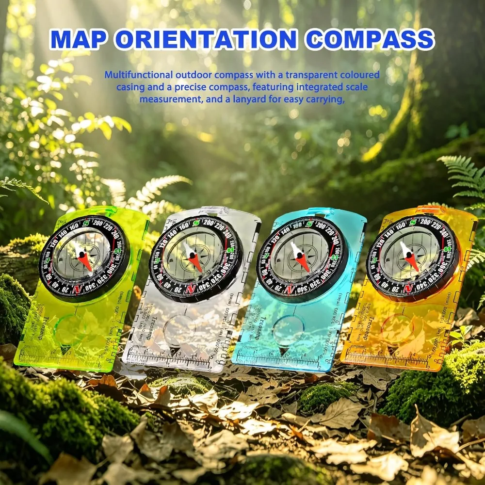 Waterproof Orienteering Compas - Map Compass Orienteering recension och pris