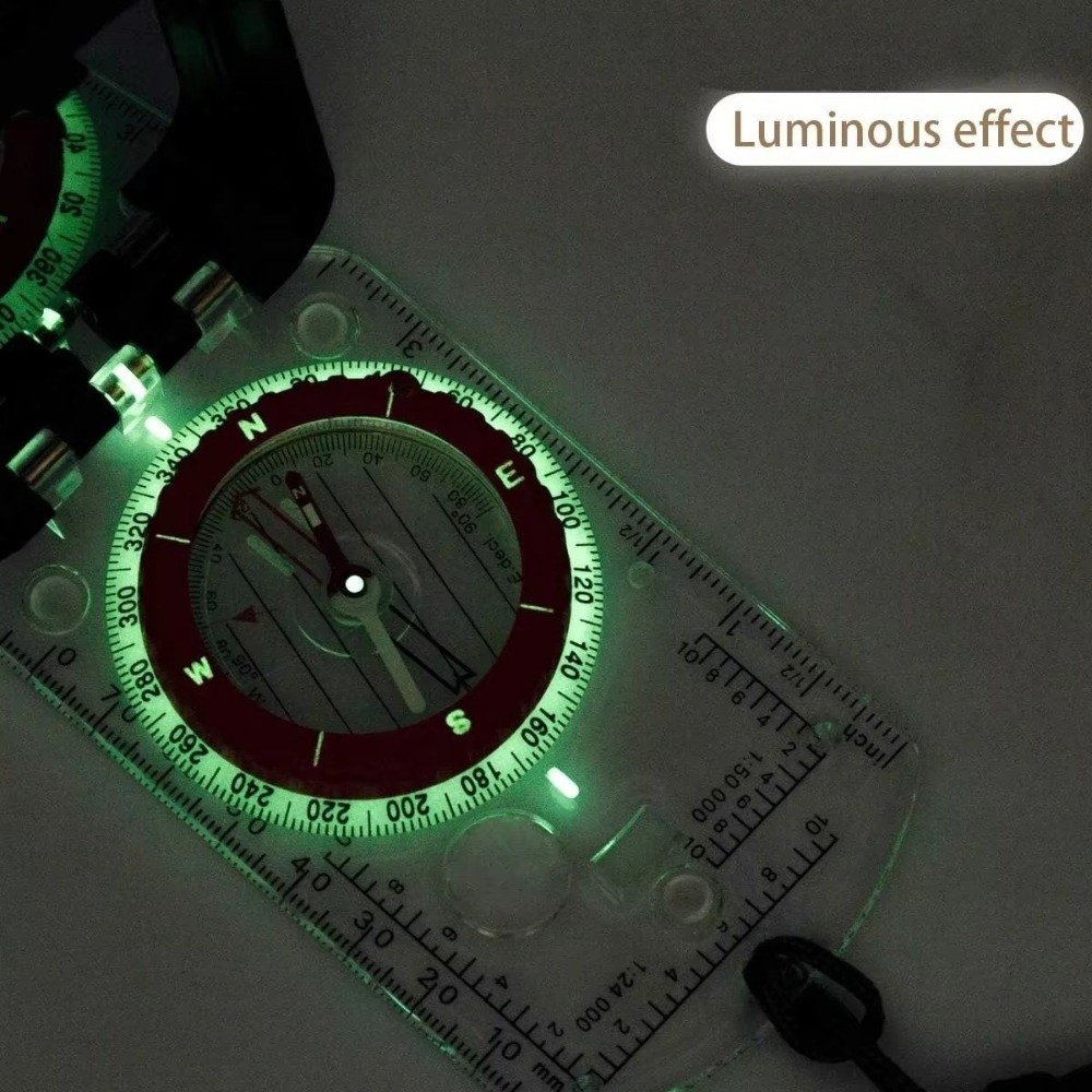 New Luminous Outdoor Compass F - Map Compass Orienteering recension och pris