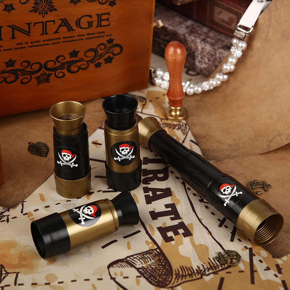 12Pcs Kids Pirate Telescope Se - Outdoor Adventure Kids Party recension och pris