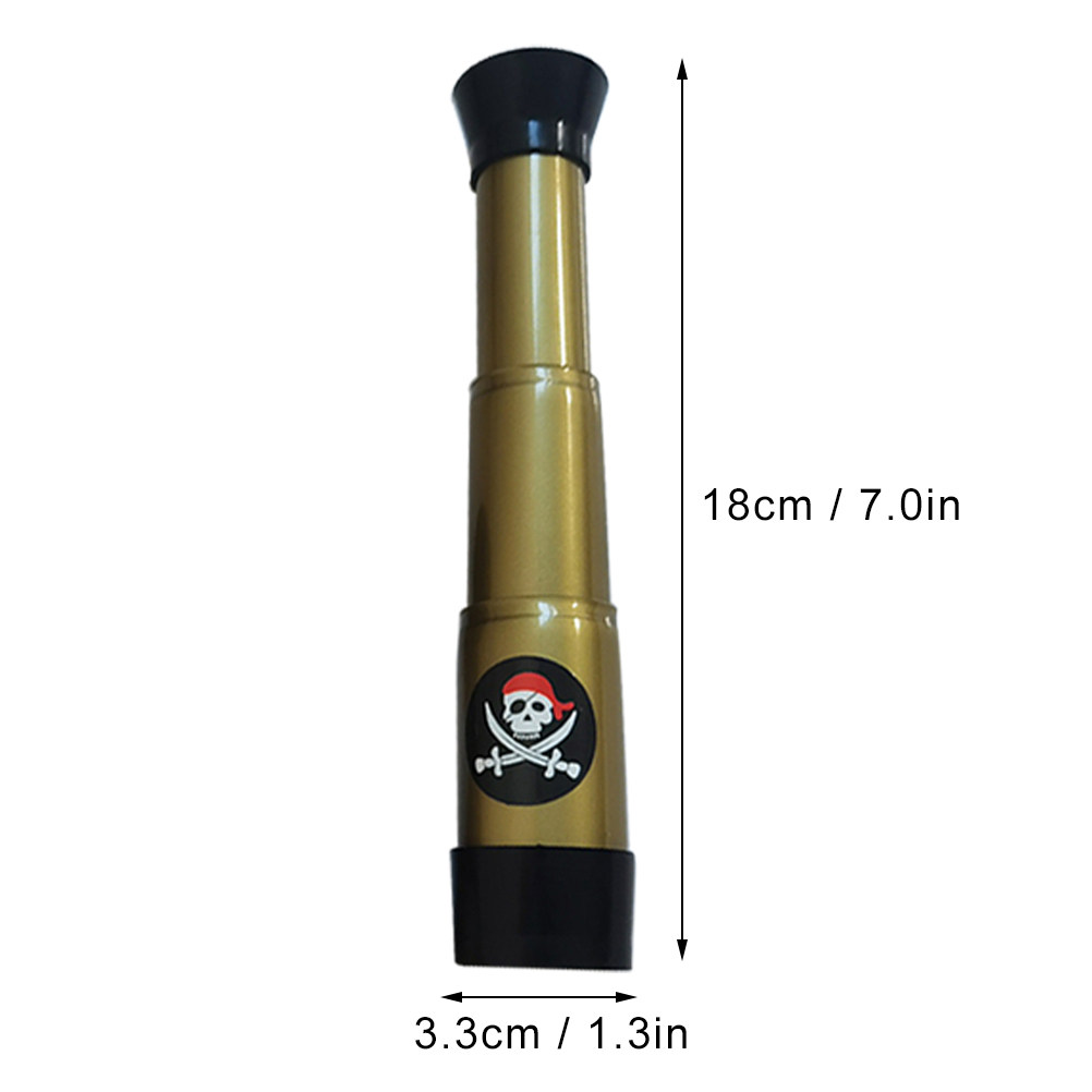 12Pcs Kids Pirate Telescope Se - Outdoor Adventure Kids Party recension och pris