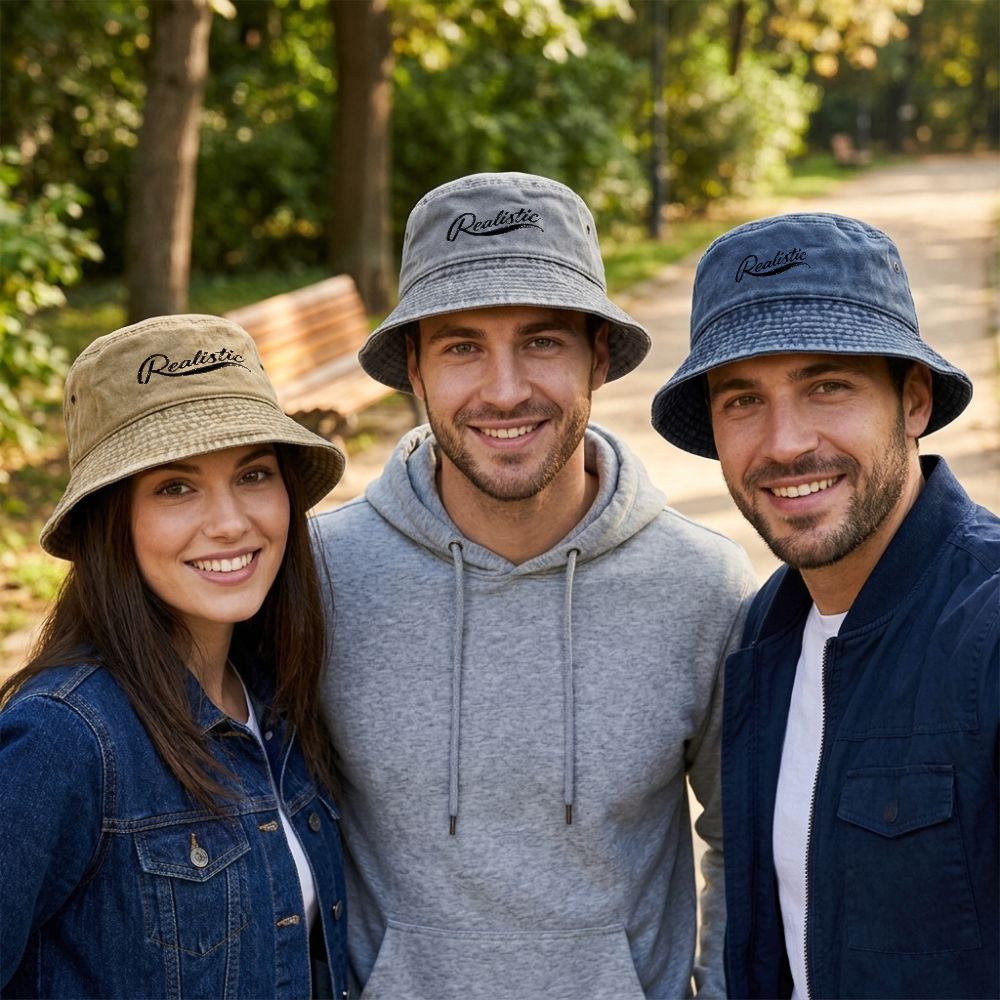 1pc Vintage Washed Bucket Hat  - Outdoor Adventure Festival recension och pris