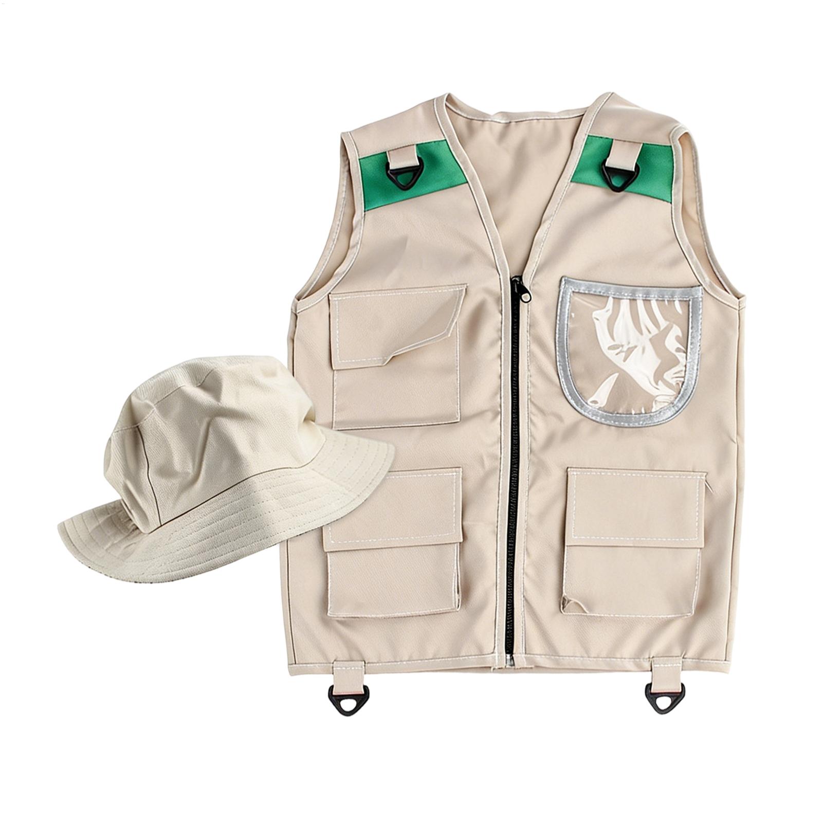 Kids Costume Vest Hat ,Nature  - Outdoor Adventure Kids Party recension och pris