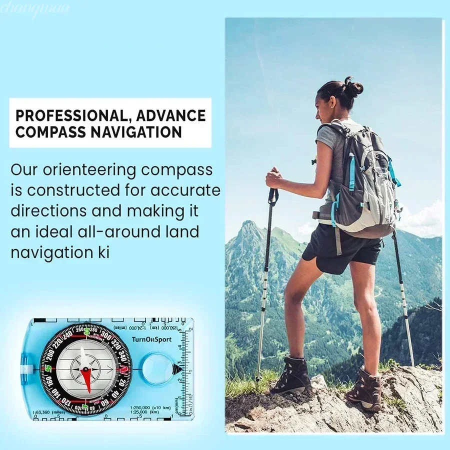 Waterproof Orienteering Compas - Map Compass Orienteering recension och pris