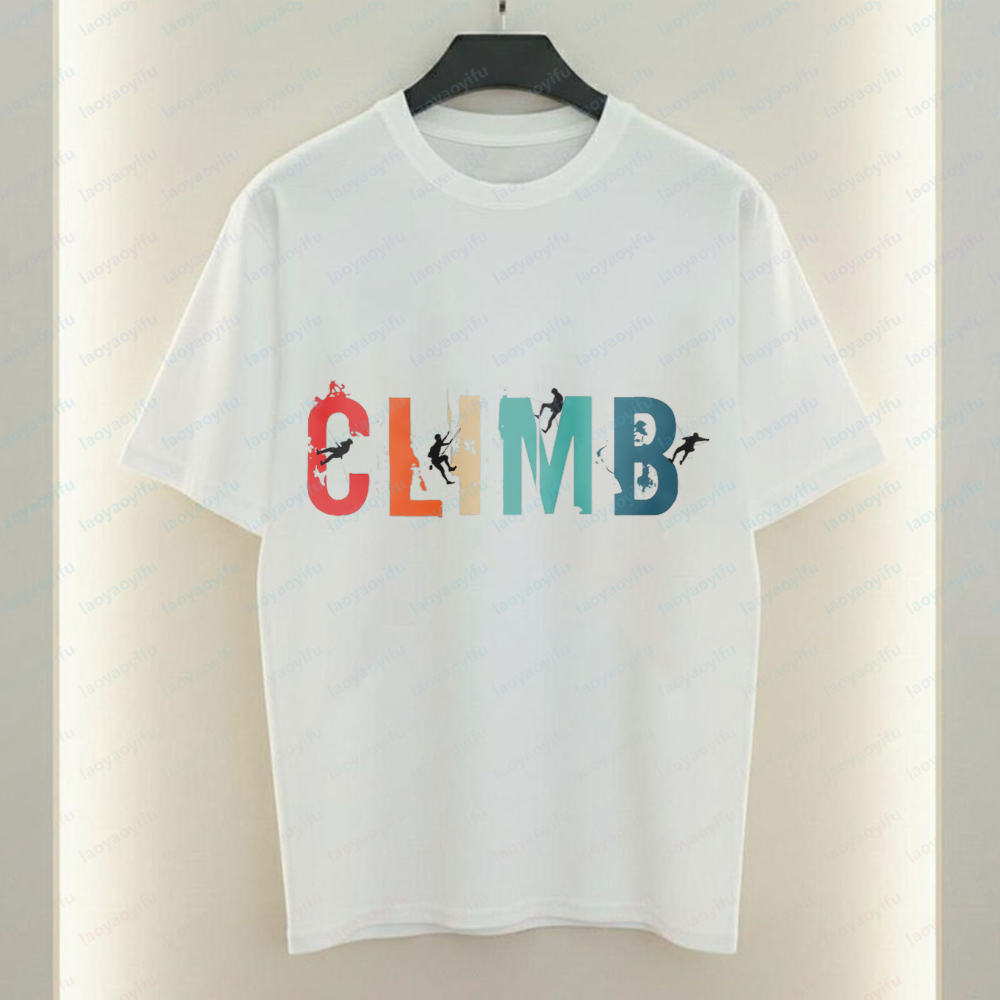 Climb Graphic Cotton Tshirts O - Outdoor Adventures Clothing recension och pris