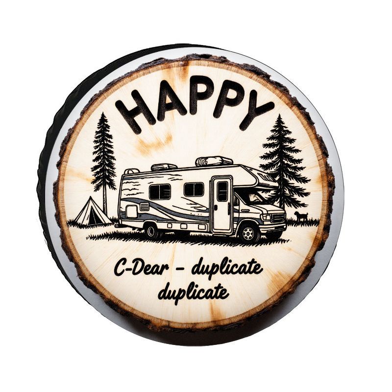 HAPPY RV Camping Theme Polyest - Outdoor Adventure Travel recension och pris