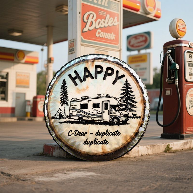 HAPPY RV Camping Theme Polyest - Outdoor Adventure Travel recension och pris