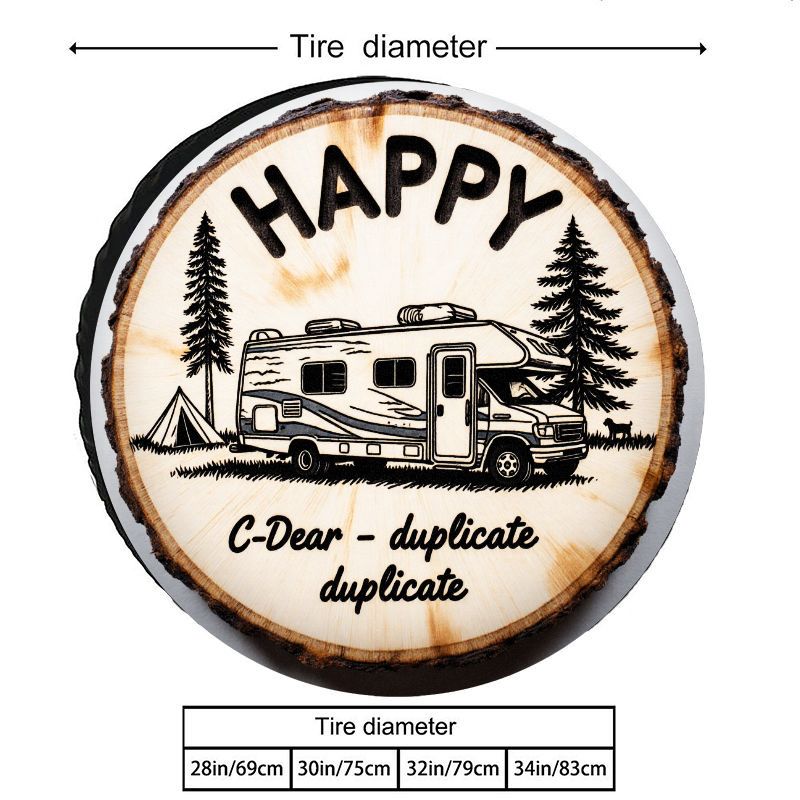 HAPPY RV Camping Theme Polyest - Outdoor Adventure Travel recension och pris