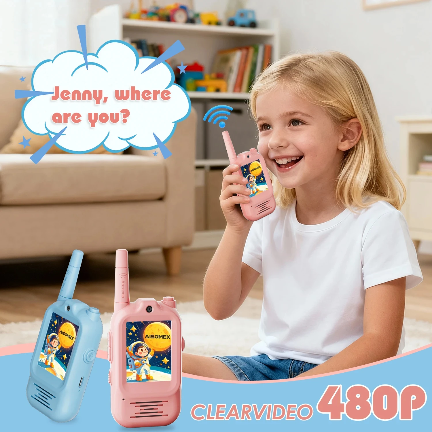 2pcs Kids Video Walkie Talkie  - Outdoor Adventure Video recension och pris