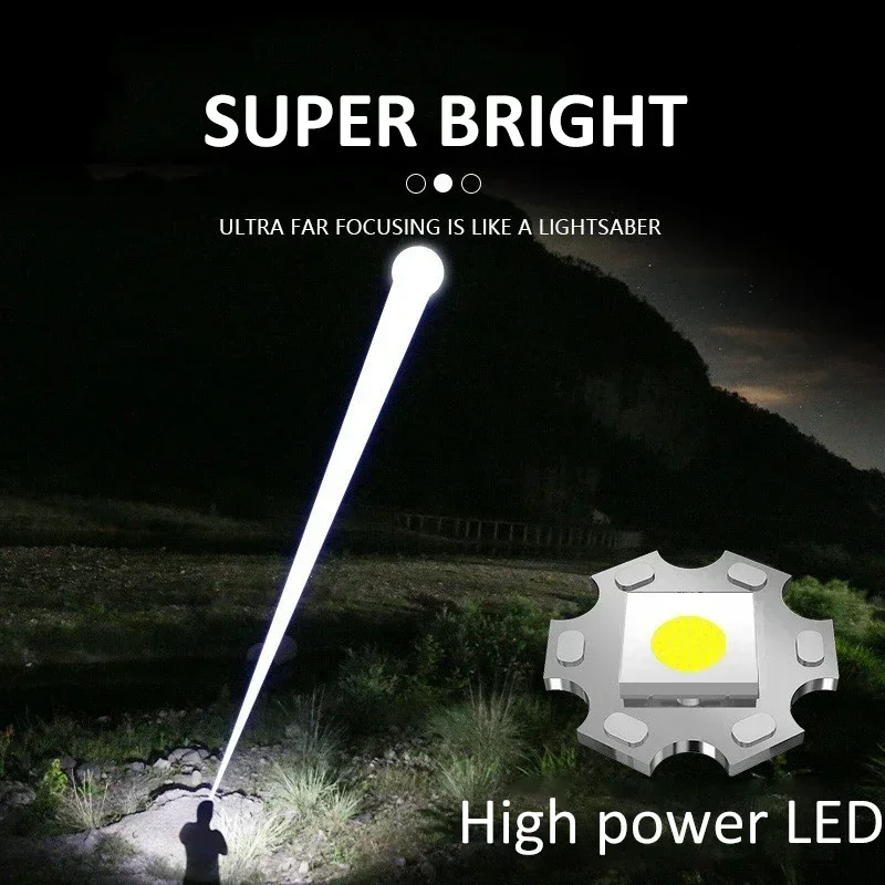 900000LM Powerful LED Flashlig - Outdoor Adventure Travel recension och pris