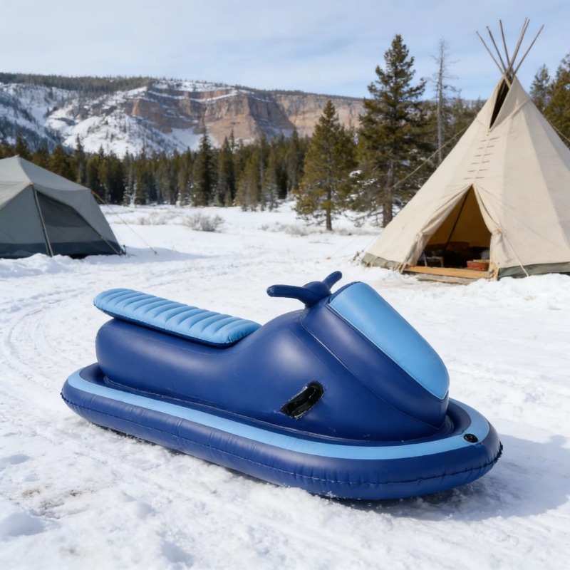 Heavy-duty inflatable snow tub - Outdoor Adventure Youtube recension och pris
