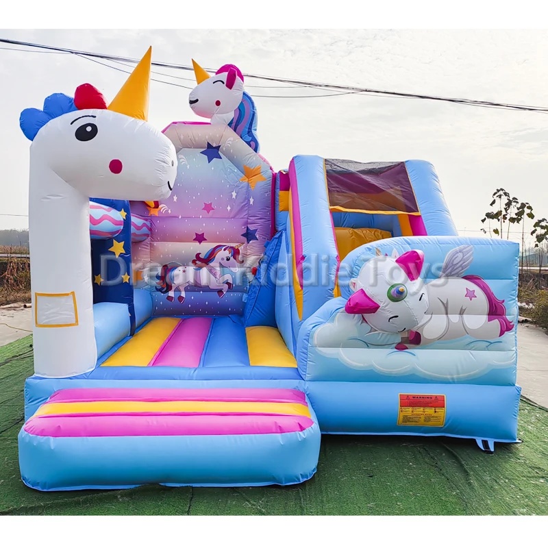 Unicorn Rainbow PVC Inflatable - Outdoor Adventure Kids Party recension och pris