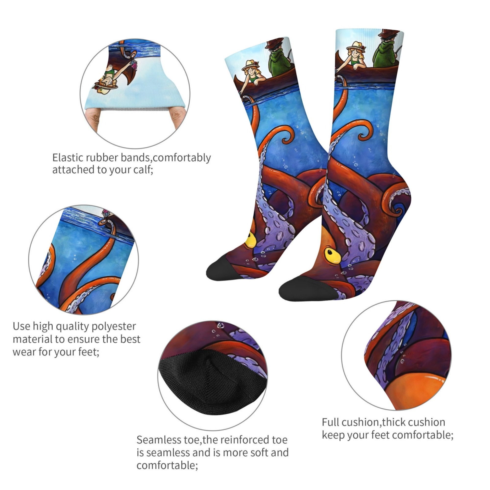 Ocean Adventure Print Socks So - Outdoor Adventure Youtube recension och pris