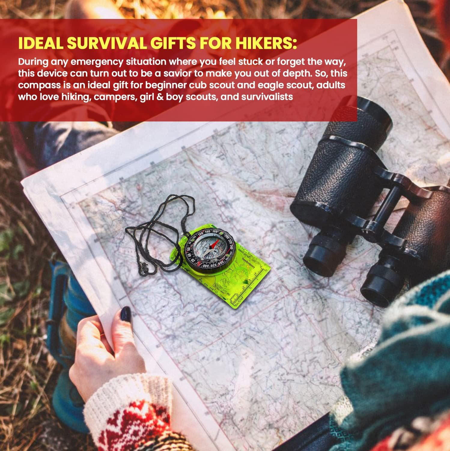 YANBIGUO Orienteering Compass  - Map Compass Orienteering recension och pris