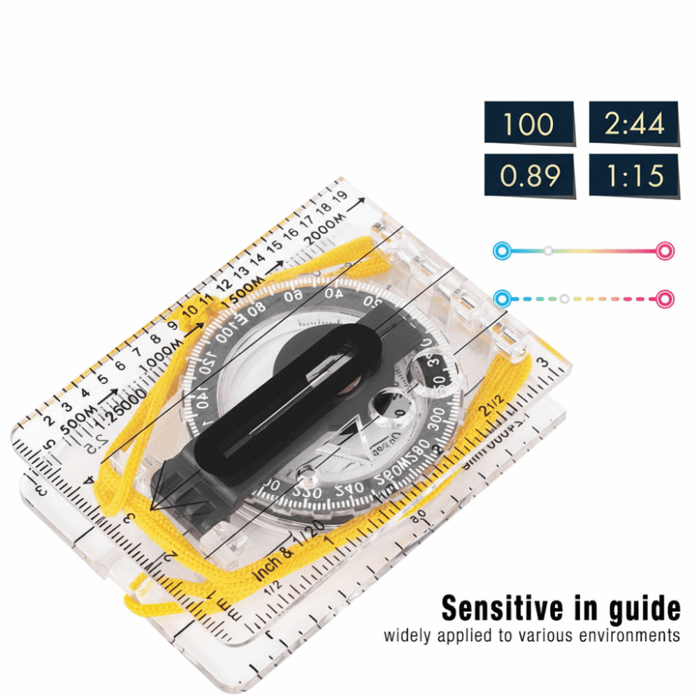 Durable Lightweight Orienteeri - Map Compass Orienteering recension och pris