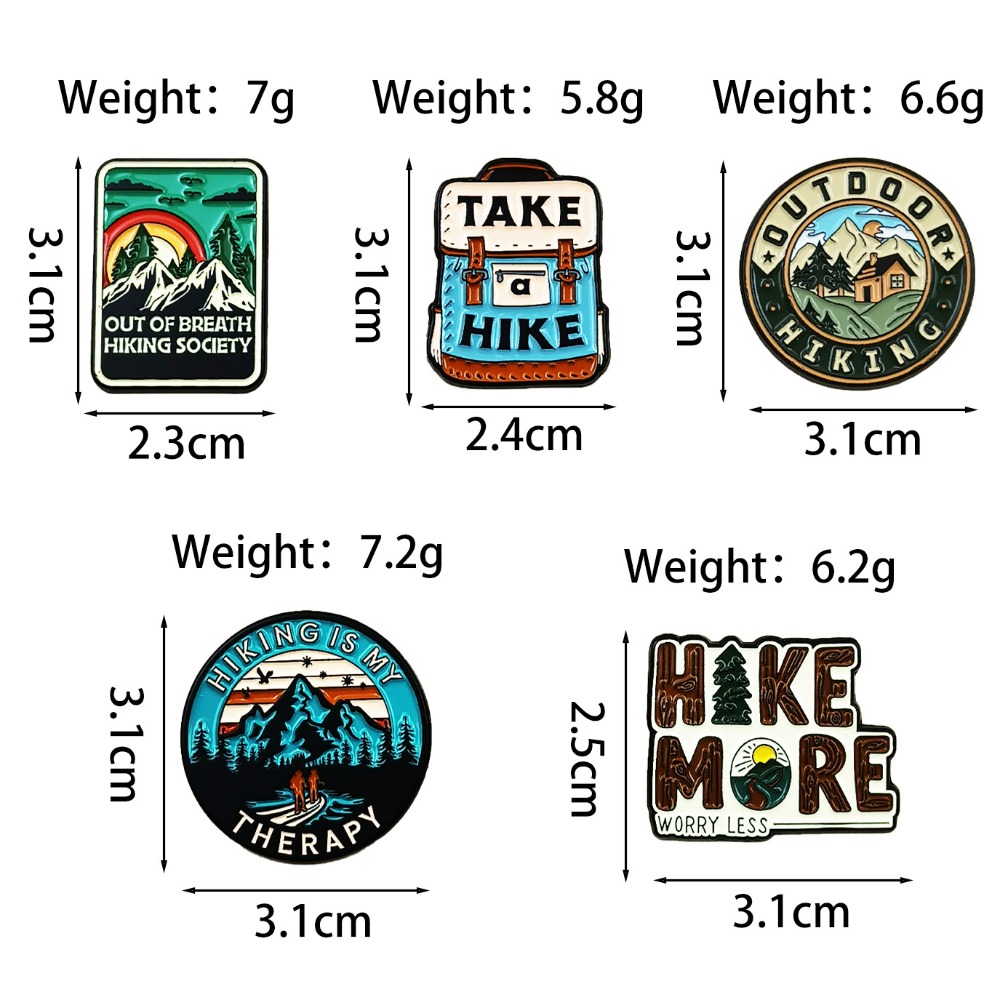 Vintage Outdoor Hiking Brooch  - Outdoor Adventures Clothing recension och pris
