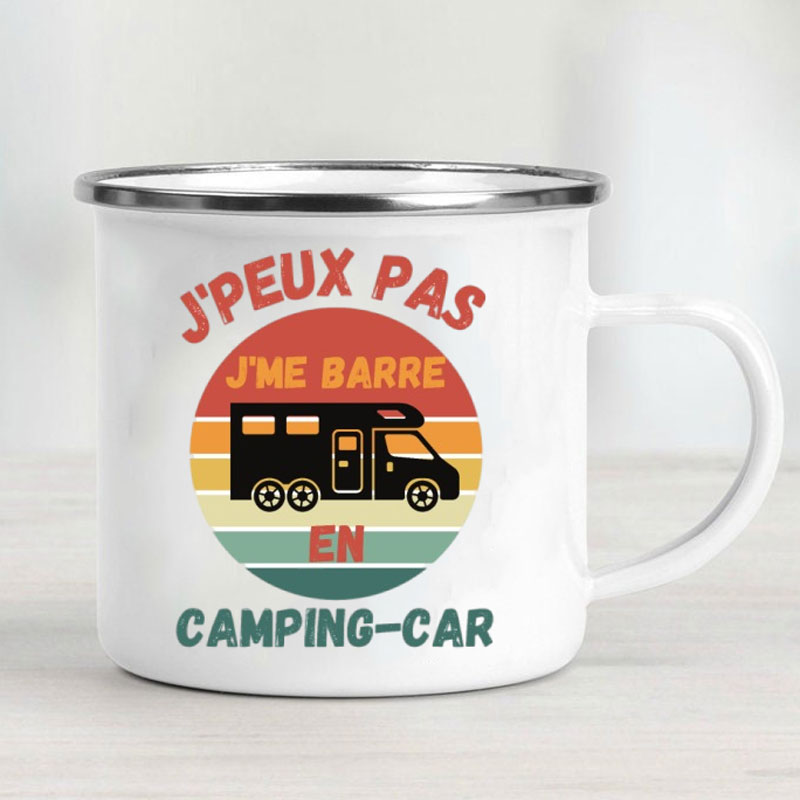 Camping Car Enamel Mug Adventu - Outdoor Adventure Festival recension och pris
