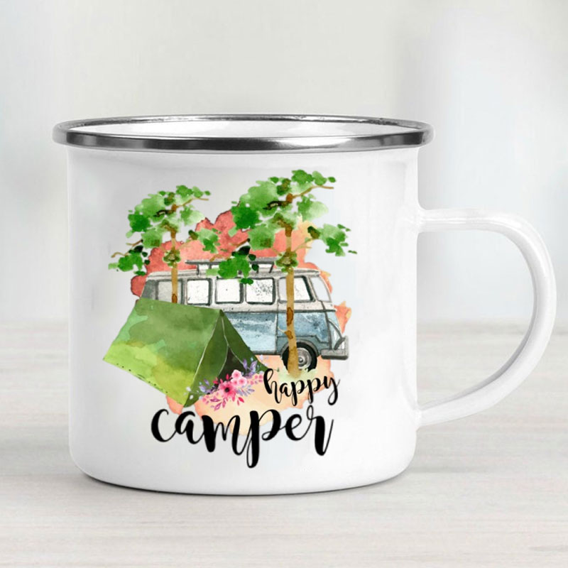 Camping Car Enamel Mug Adventu - Outdoor Adventure Festival recension och pris