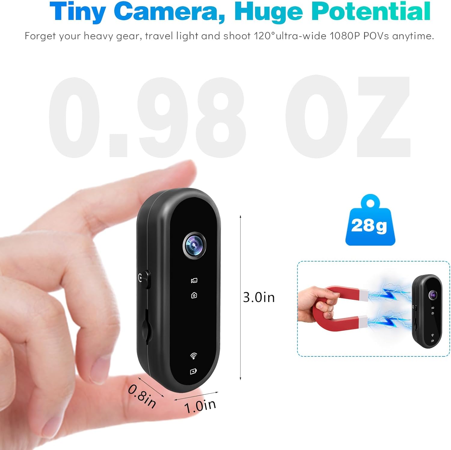 Mini WiFi Action Camera 1080P, - Outdoor Adventure Video recension och pris
