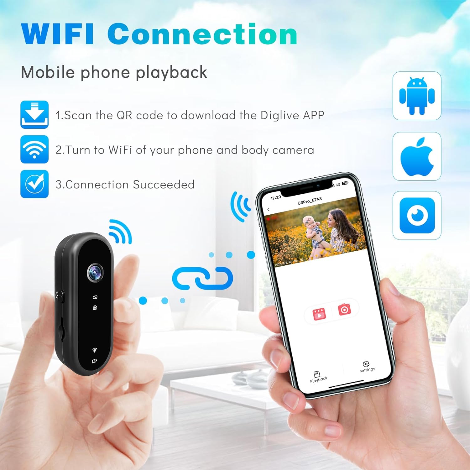 Mini WiFi Action Camera 1080P, - Outdoor Adventure Video recension och pris