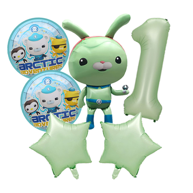 Octonauts Foil Balloons Set Se - Outdoor Adventure Kids Party recension och pris
