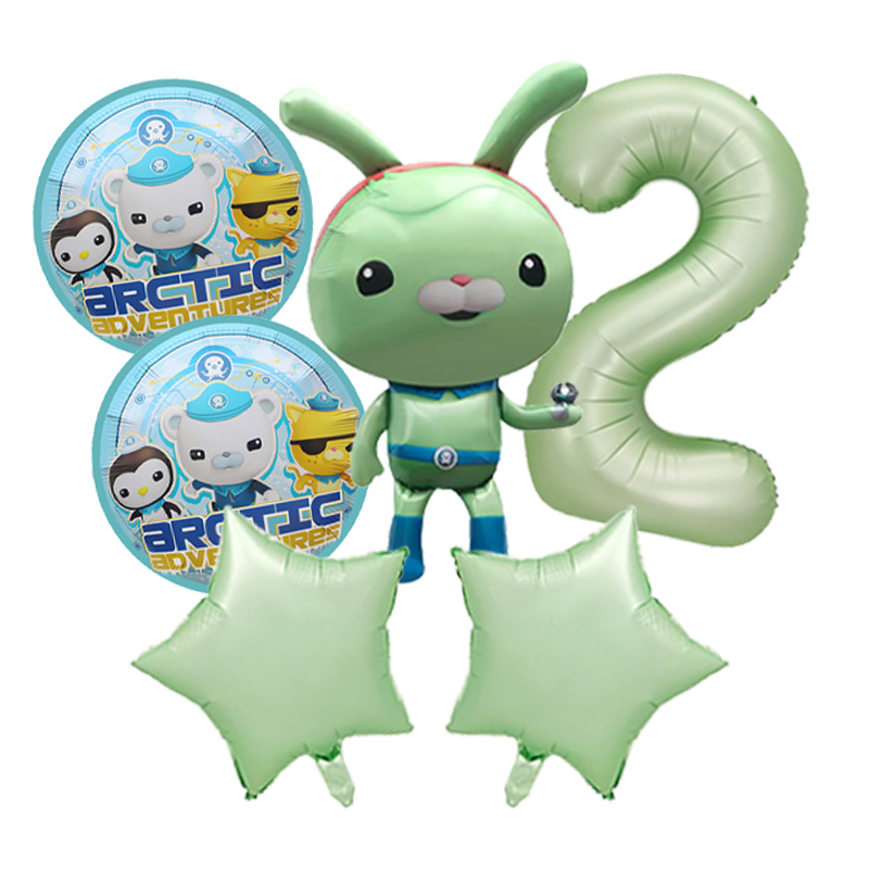 Octonauts Foil Balloons Set Se - Outdoor Adventure Kids Party recension och pris
