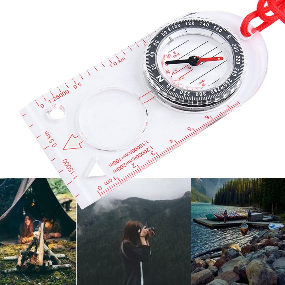 New Acrylic Map Ruler Compass  - Map Compass Orienteering recension och pris